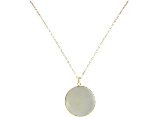 Gemshine - Damen - Halskette - 925 Silber - Vergoldet