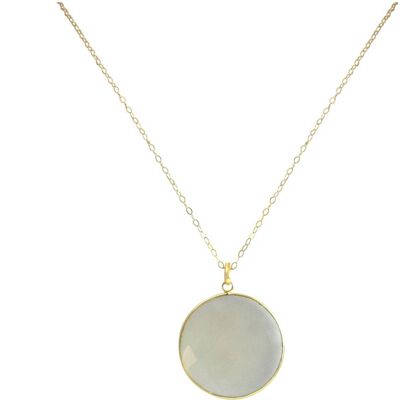 Gemshine - Ladies - Necklace - 925 Silver - Gold Plated