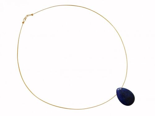 Gemshine - Damen - Lapis Lazuli - Anhänger - Halskette