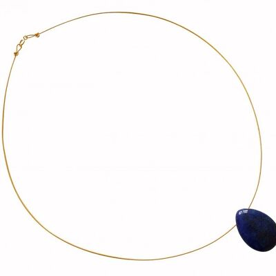 Gemshine - Damen - Lapis Lazuli - Anhänger - Halskette