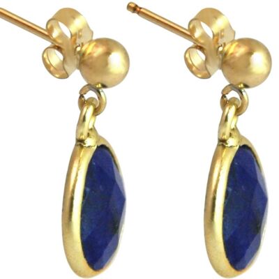 Gemshine - Orecchini da donna - Argento 925 - Placcato oro
