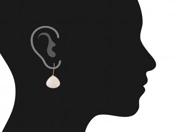 Gemshine - Femme - Boucles d'oreilles - Argent 925 - Plaqué or 2