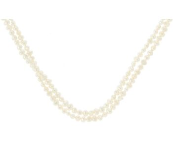 Collier tour de cou Gemshine 60 cm avec perles de culture blanches 3