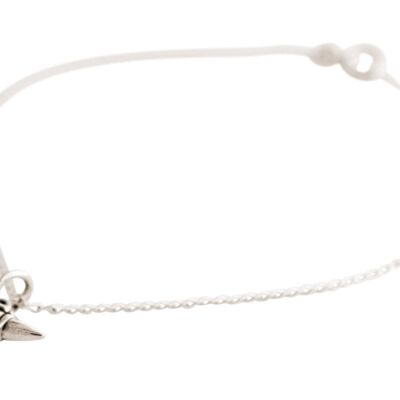 Gemshine 925 silver bracelet with anvil pendant