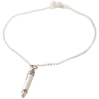 Gemshine 925 Silver Bracelet with Pencil Pendant