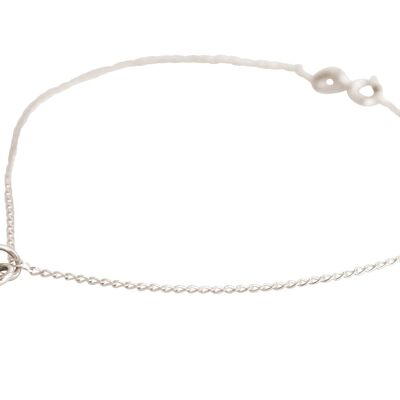 Gemshine 925 silver bracelet with scissors pendant