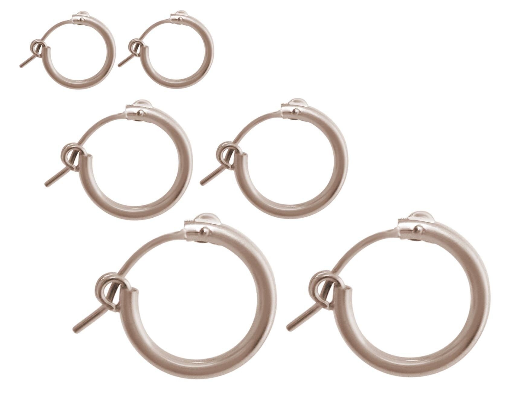 Gemshine 925 Silber Creolen Ohrringe im klassischen Design