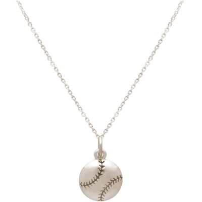 Collier en argent 925 Gemshine Pendentif de baseball