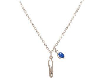 Gemshine - Collier en argent 925 avec pince 3-D 3