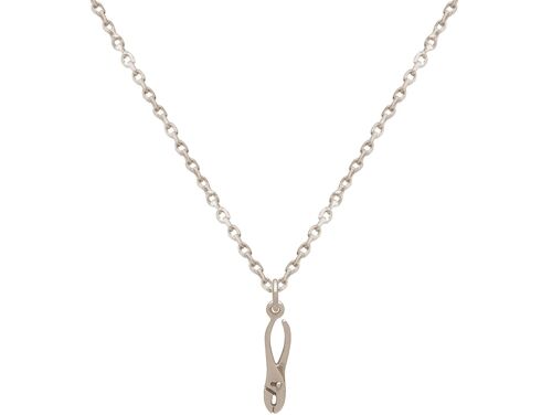 Gemshine 925 Silber Halskette mit 3-D Zange Anhänger