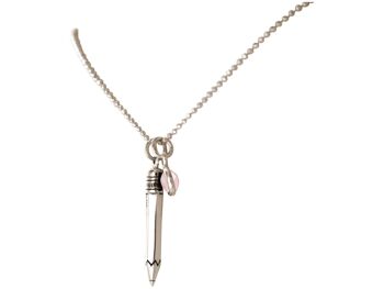 Collier en argent 925 Gemshine avec pendentif crayon 1