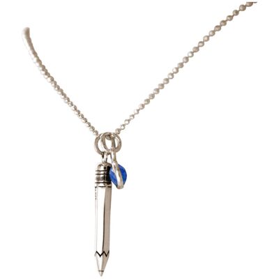 Gemshine 925 Silver - Necklace with Pencil Pendant
