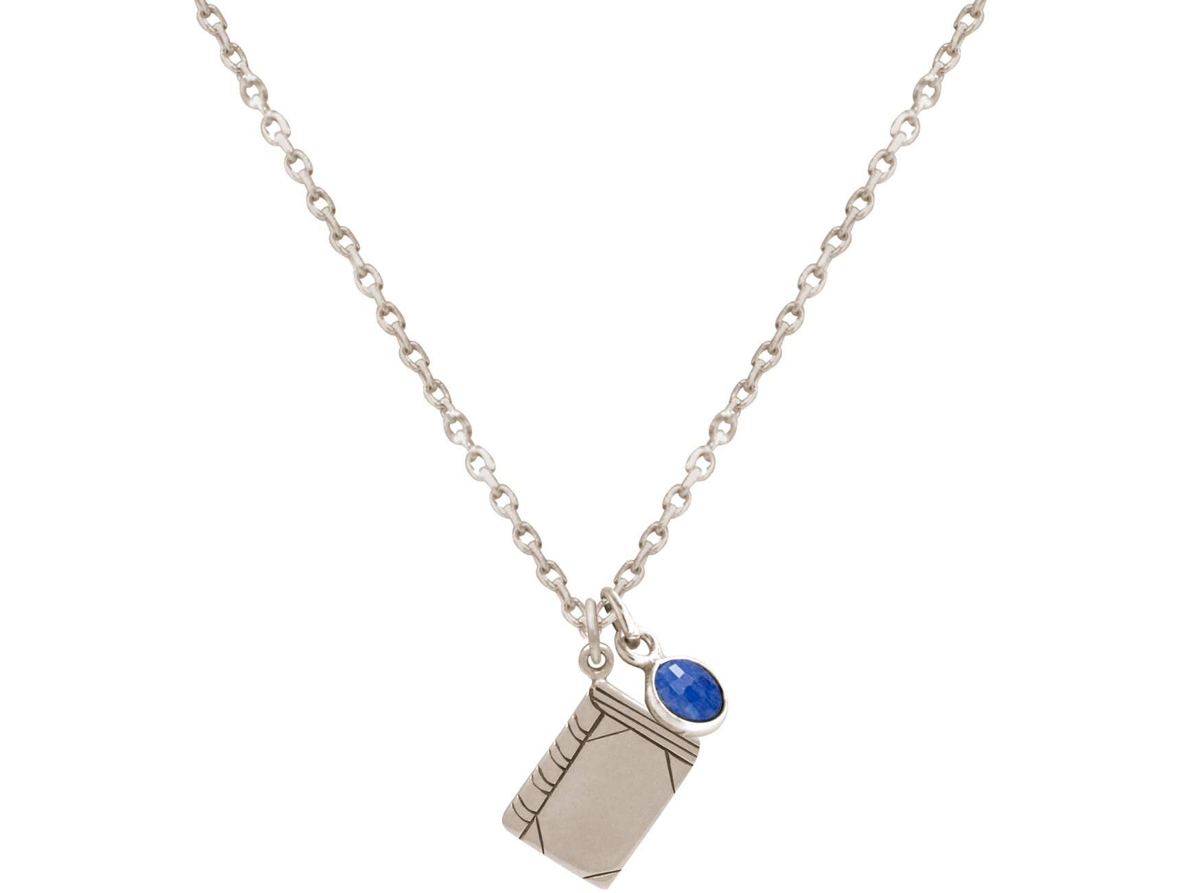 Collana Gemshine in argento 925 - con libro per insegnanti