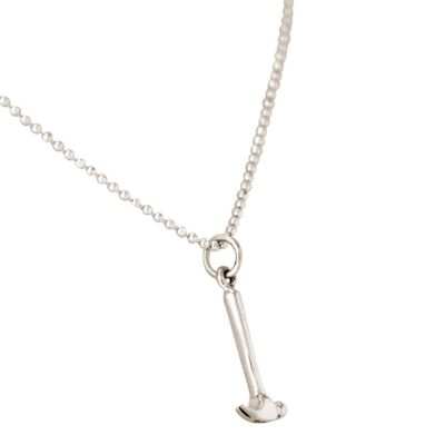 Gemshine Collana in Argento 925 con Pendente a Martello