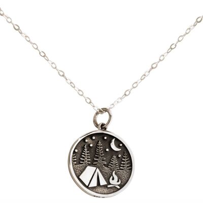 Collier pendentif Gemshine Alpine Mountain Camping