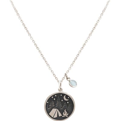 Gemshine - Alpine Mountain Camping Pendant Necklace