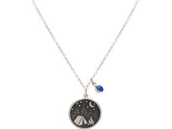 Collier pendentif Gemshine Alpine Mountain Camping 1