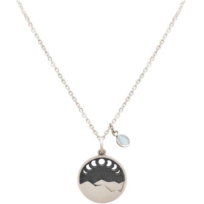 Gemshine - Alpine mountain necklace with moon phases