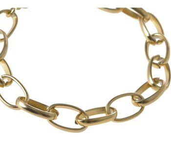 Bracelet Gemshine - Chaîne à maillons solides en or ou en argent 4