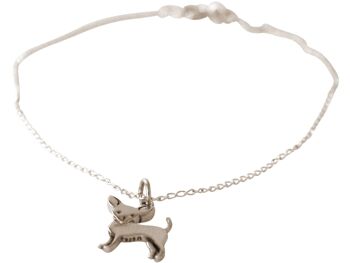 Bracelet Gemshine pendentif chien CHIHUAHUA argent 925 1