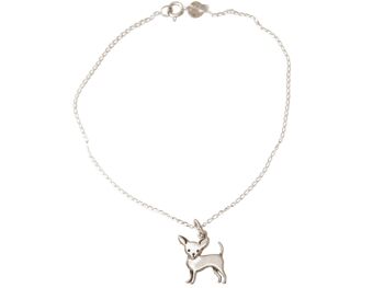 Bracelet Gemshine pendentif chien CHIHUAHUA argent 925 3