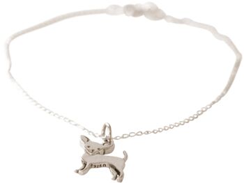 Bracelet Gemshine pendentif chien CHIHUAHUA argent 925 2