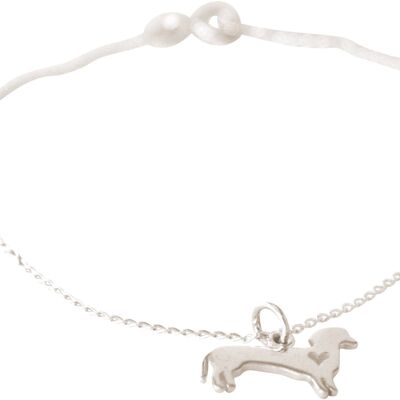 Bracelet Gemshine TECKEL, pendentif chien TECKEL