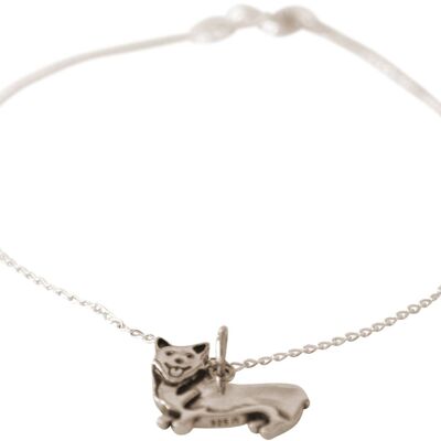 Gemshine bracelet DACHSH, WELSH CORGI dog pendant