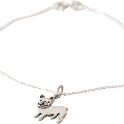 Bracelet Gemshine pendentif chien BULLDOG FRANÇAIS