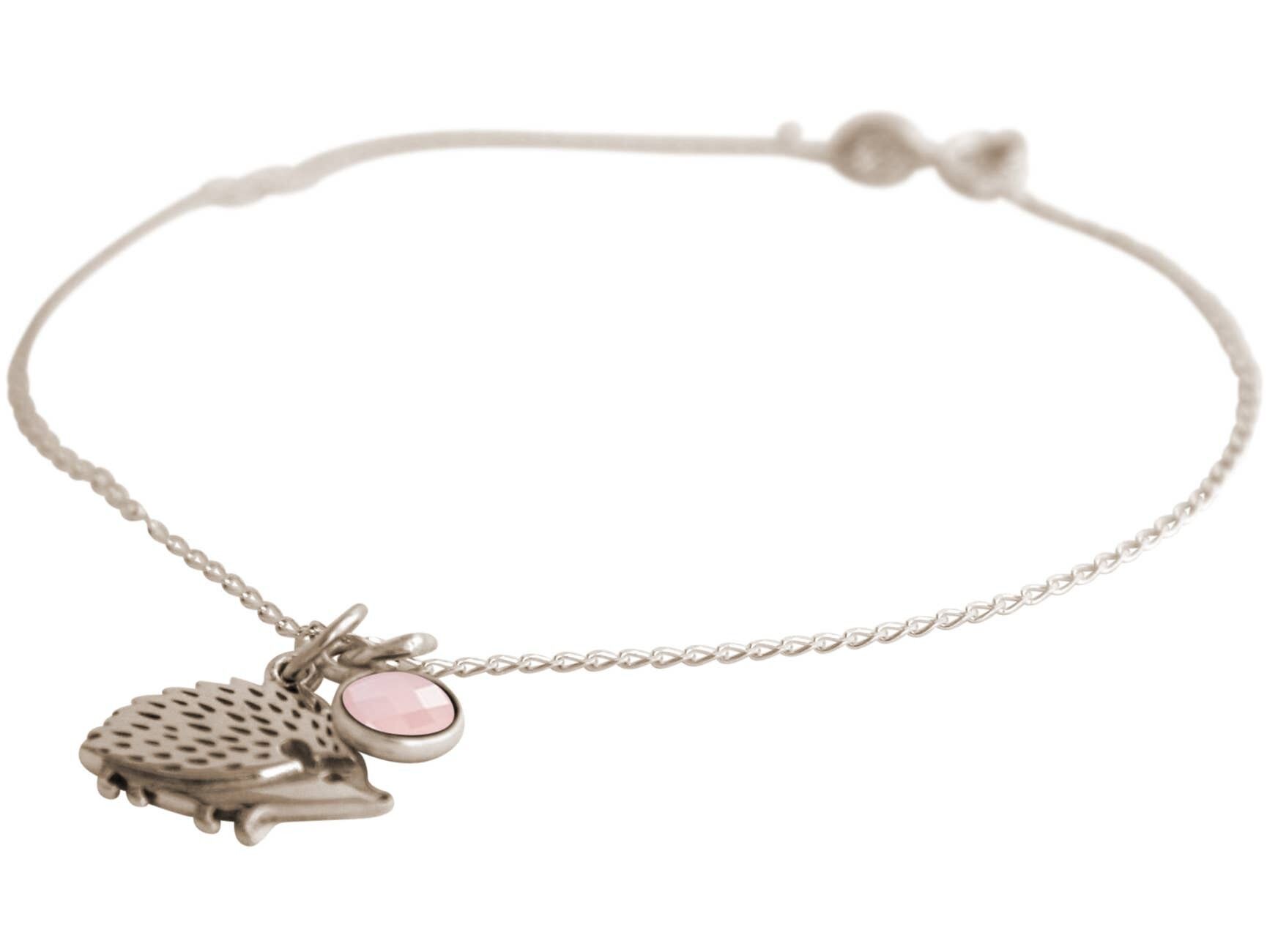 Gemshine - Bracciale HEDGEHOG, foresta, ciondolo animale da siepe