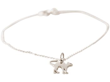 Bracelet Gemshine pendentif CHAT en argent 925 2