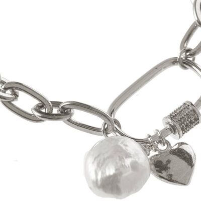 Gemshine bracelet with clasp pendant