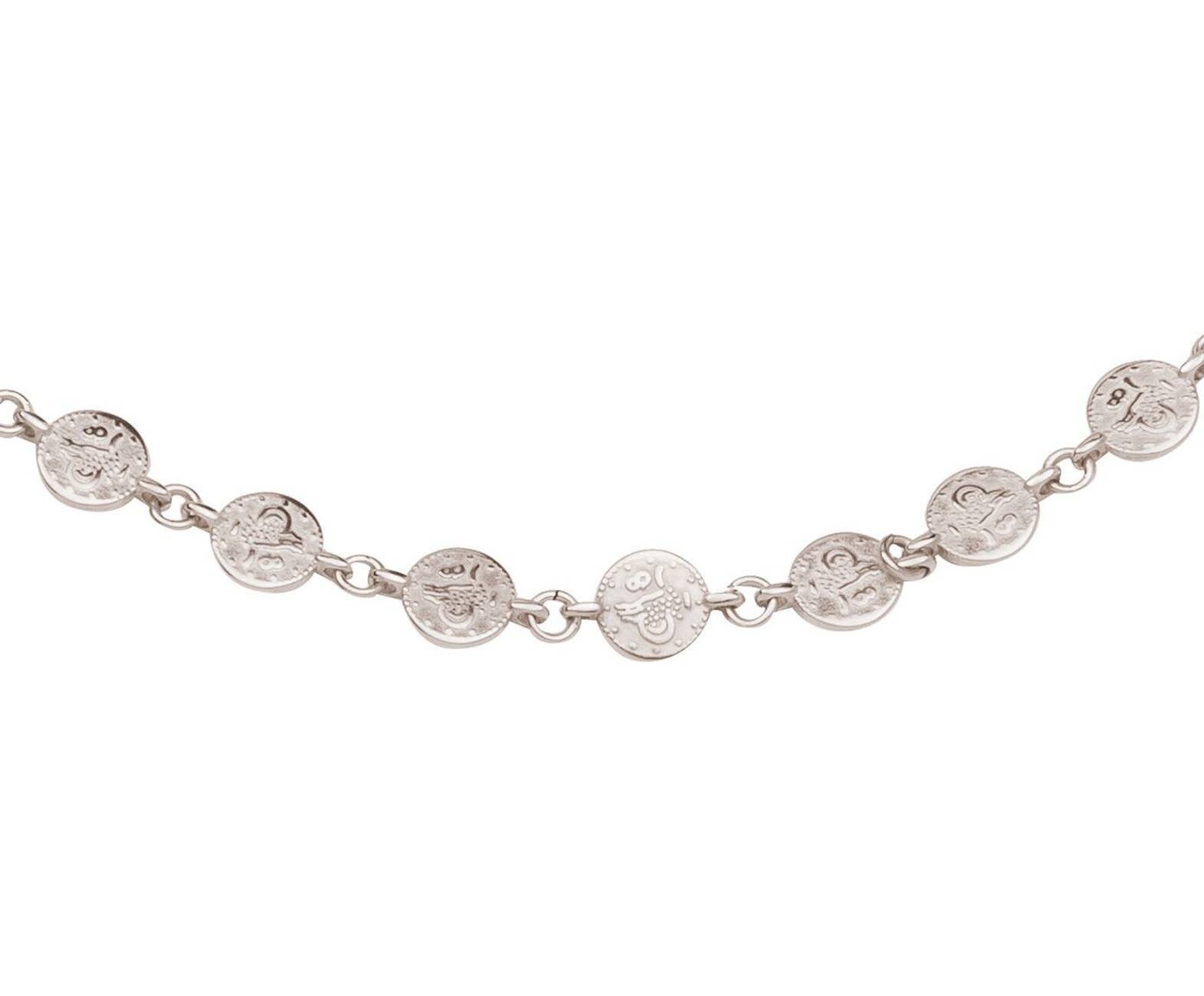 Bracciale Gemshine argento, placcato oro o rosa con monete rotonde