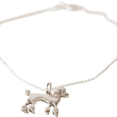 Gemshine Bracelet Poodle, Caniche, Poodle Dog Pendant 925