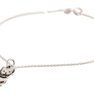 Pulsera Gemshine colgante de perro Yorkshire Terrier 925