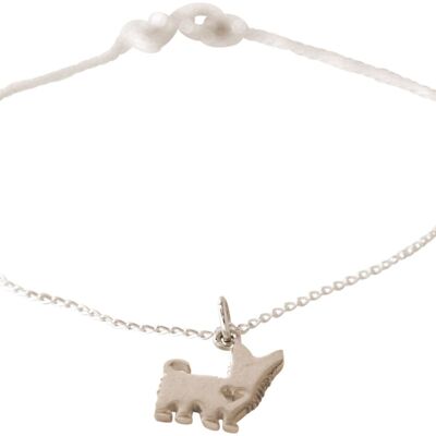 Gemshine bracelet YORKSHIRE TERRIER dog pendant 925 silver