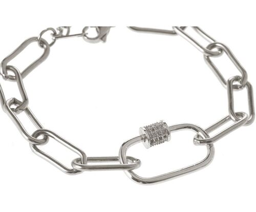 Gemshine Armkette aus Edelstahl - Gliederarmband