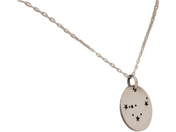 Gemme. Collier constellation cosmique avec horoscope 2