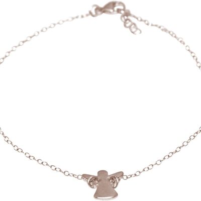 Gemshine ladies or girls bracelet with angel silver, ver