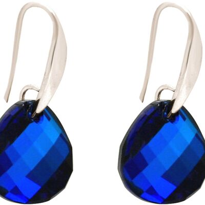 Gemshine Boucles d'Oreilles Femme TWIST Bleu Bermudes