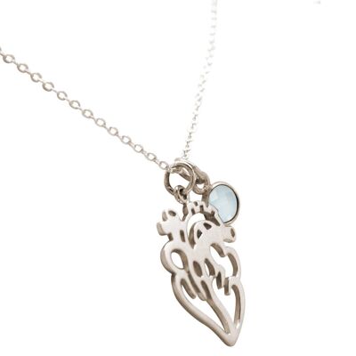 Anatom del collar de gemas. Corazón para Doctor, Médico