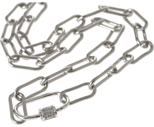 Gemshine Halskette aus Edelstahl - Gliederkette mit