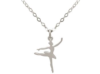 Collier Gemshine Ballet Ballerine Danseuse Danse en 925 3