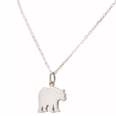 Gemshine necklace bear, bear mom or bear dad pendant 925