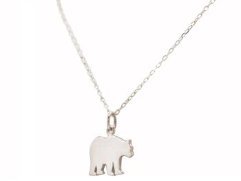 Collier Gemshine ours, maman ours ou papa ours pendentif 925 1