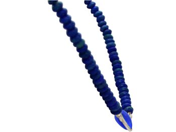 Collier tour de cou Gemshine avec saphir bleu et lapis-lazuli 3