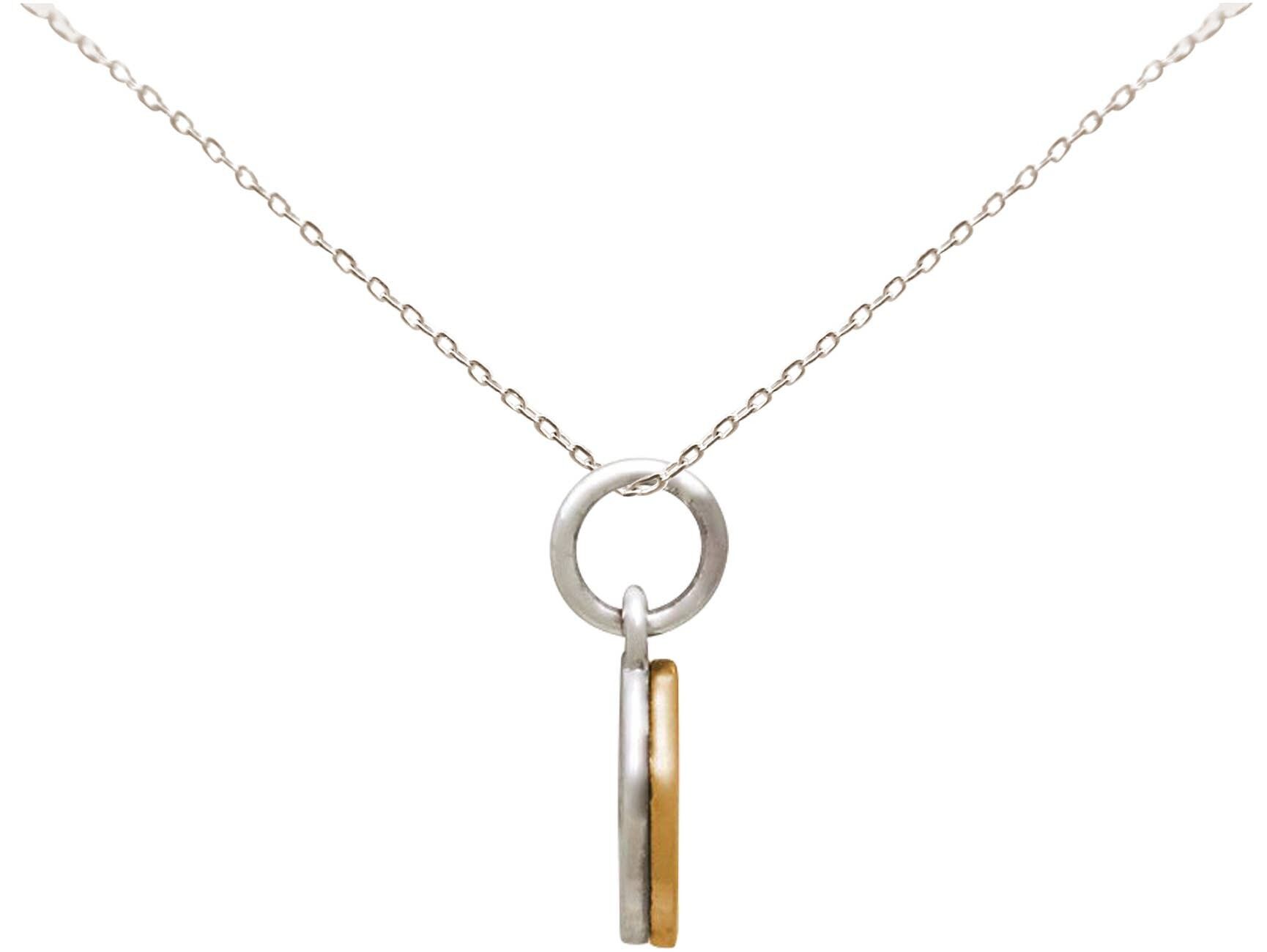 Collana Gemshine Ciondolo Luna Cosmica in Argento 925