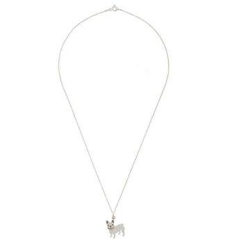 Collier Gemshine Pendentif Chien Bouledogue Français 925 3