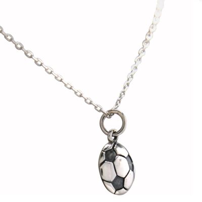 Gemshine necklace football pendant for striker, defense