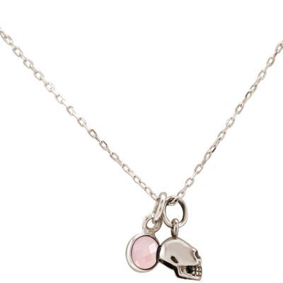 Collier Gemshine Pendentif Tête de Mort Gothique